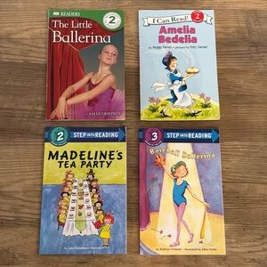 Lot of 4 Beginner Reader Kids Books Level 2 and 3